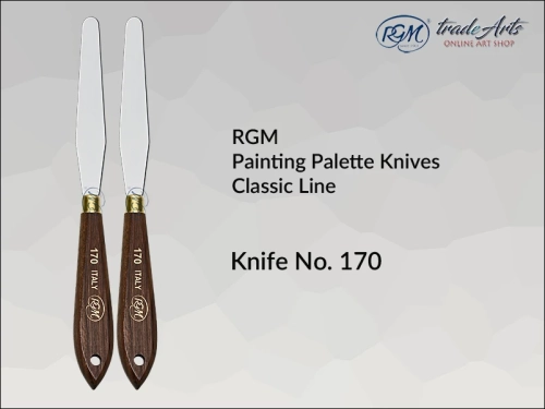 Painting Palette Knives RGM Classic Line 170, szpachla malarska klasyczna RGM Classic Line mod. 170, szpachla malarska RGM Classic Line, szpachle malarskie artystyczne RGM, szpachla, szpachle malarskie, RGM szpachle malarskie,