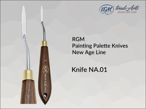 Painting Palette Knives RGM New Age Line 01, szpachla malarska artystyczna RGM New Age Line mod. 01, szpachla malarska RGM New Age Line, szpachle malarskie artystyczne RGM, szpachla, szpachle malarskie, RGM szpachle,