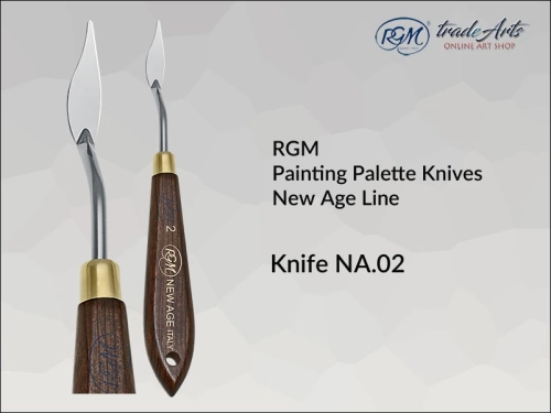 Painting Palette Knives RGM New Age Line 02, szpachla malarska artystyczna RGM New Age Line mod. 02, szpachla malarska RGM New Age Line, szpachle malarskie artystyczne RGM, szpachla, szpachle malarskie, RGM szpachle,