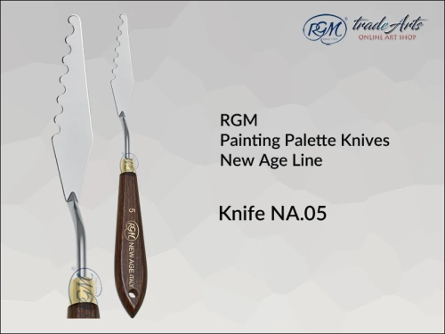 Painting Palette Knives RGM New Age Line 05, szpachla malarska artystyczna RGM New Age Line mod. 05, szpachla malarska RGM New Age Line, szpachle malarskie artystyczne RGM, szpachla, szpachle malarskie, RGM szpachle,