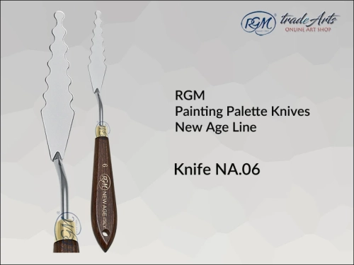 Painting Palette Knives RGM New Age Line 06, szpachla malarska artystyczna RGM New Age Line mod. 06, szpachla malarska RGM New Age Line, szpachle malarskie artystyczne RGM, szpachla, szpachle malarskie, RGM szpachle,