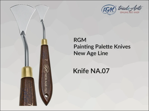 Painting Palette Knives RGM New Age Line 07, szpachla malarska artystyczna RGM New Age Line mod. 07, szpachla malarska RGM New Age Line, szpachle malarskie artystyczne RGM, szpachla, szpachle malarskie, RGM szpachle,