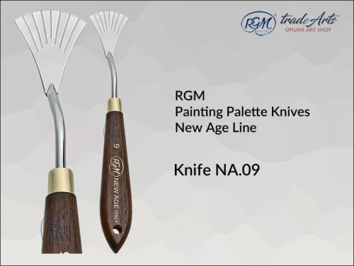Painting Palette Knives RGM New Age Line 09, szpachla malarska artystyczna RGM New Age Line mod. 09, szpachla malarska RGM New Age Line, szpachle malarskie artystyczne RGM, szpachla, szpachle malarskie, RGM szpachle,