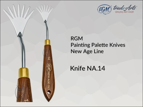 Painting Palette Knives RGM New Age Line 14, szpachla malarska artystyczna RGM New Age Line mod. 14, szpachla malarska RGM New Age Line, szpachle malarskie artystyczne RGM, szpachla, szpachle malarskie, RGM szpachle,
