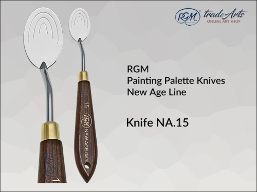 Painting Palette Knives RGM New Age Line 15, szpachla malarska artystyczna RGM New Age Line mod. 15, szpachla malarska RGM New Age Line, szpachle malarskie artystyczne RGM, szpachla, szpachle malarskie, RGM szpachle,