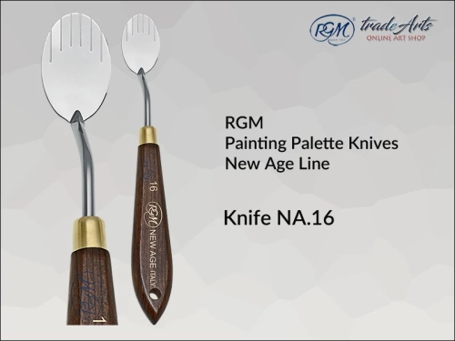 Painting Palette Knives RGM New Age Line 16, szpachla malarska artystyczna RGM New Age Line mod. 16, szpachla malarska RGM New Age Line, szpachle malarskie artystyczne RGM, szpachla, szpachle malarskie, RGM szpachle,