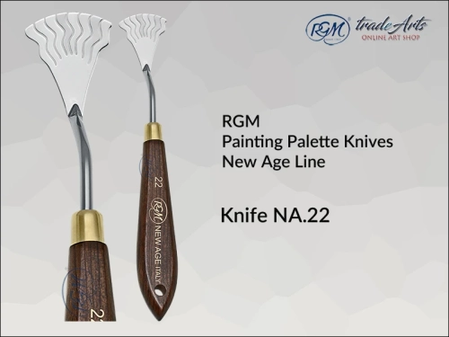Painting Palette Knives RGM New Age Line 22, szpachla malarska artystyczna RGM New Age Line mod. 22, szpachla malarska RGM New Age Line, szpachle malarskie artystyczne RGM, szpachla, szpachle malarskie, RGM szpachle,