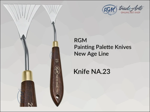 Painting Palette Knives RGM New Age Line 23, szpachla malarska artystyczna RGM New Age Line mod. 23, szpachla malarska RGM New Age Line, szpachle malarskie artystyczne RGM, szpachla, szpachle malarskie, RGM szpachle,
