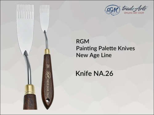 Painting Palette Knives RGM New Age Line 26, szpachla malarska artystyczna RGM New Age Line mod. 26, szpachla malarska RGM New Age Line, szpachle malarskie artystyczne RGM, szpachla, szpachle malarskie, RGM szpachle,