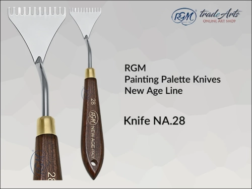 Painting Palette Knives RGM New Age Line 28, szpachla malarska artystyczna RGM New Age Line mod. 28, szpachla malarska RGM New Age Line, szpachle malarskie artystyczne RGM, szpachla, szpachle malarskie, RGM szpachle,