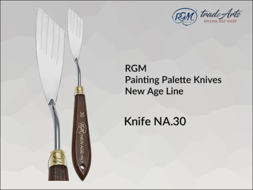 Painting Palette Knives RGM New Age Line 30, szpachla malarska artystyczna RGM New Age Line mod. 30, szpachla malarska RGM New Age Line, szpachle malarskie artystyczne RGM, szpachla, szpachle malarskie, RGM szpachle,
