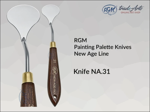 Painting Palette Knives RGM New Age Line 31, szpachla malarska artystyczna RGM New Age Line mod. 31, szpachla malarska RGM New Age Line, szpachle malarskie artystyczne RGM, szpachla, szpachle malarskie, RGM szpachle,