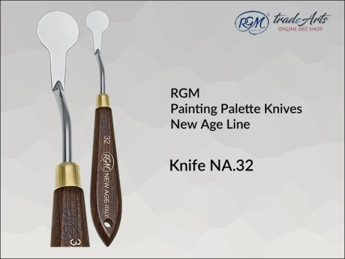 Painting Palette Knives RGM New Age Line 32, szpachla malarska artystyczna RGM New Age Line mod. 32, szpachla malarska RGM New Age Line, szpachle malarskie artystyczne RGM, szpachla, szpachle malarskie, RGM szpachle,