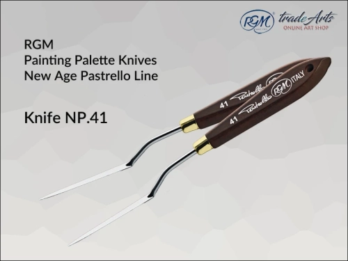 Painting Palette Knives RGM New Age Pastrello Line  mod. 41, szpachla malarska artystyczna RGM New Age Pastrello Line mod. 41, szpachla malarska RGM New Age Pastrello Line, szpachle artystyczne RGM, szpachla, szpachla RGM, Pastrello,