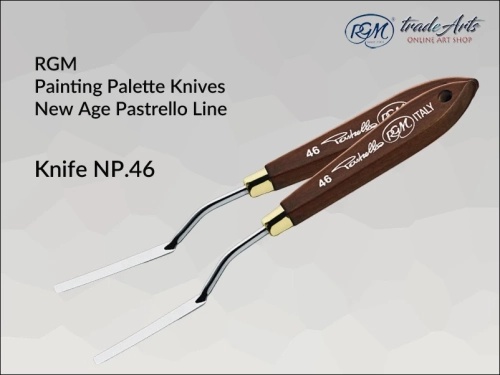 Painting Palette Knives RGM New Age Pastrello Line  mod. 46, szpachla malarska artystyczna RGM New Age Pastrello Line mod. 46, szpachla malarska RGM New Age Pastrello Line, szpachle artystyczne RGM, szpachla, szpachla RGM, Pastrello,
