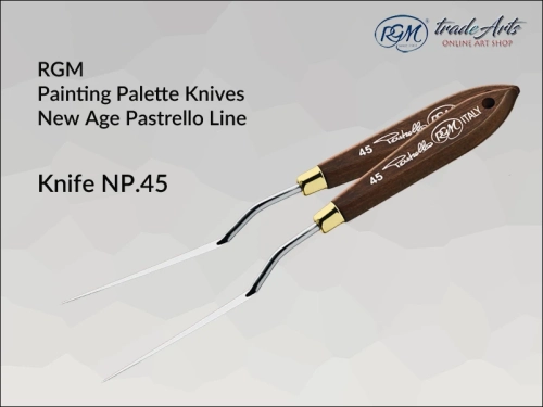 Painting Palette Knives RGM New Age Pastrello Line  mod. 45, szpachla malarska artystyczna RGM New Age Pastrello Line mod. 45, szpachla malarska RGM New Age Pastrello Line, szpachle artystyczne RGM, szpachla, szpachla RGM, Pastrello,