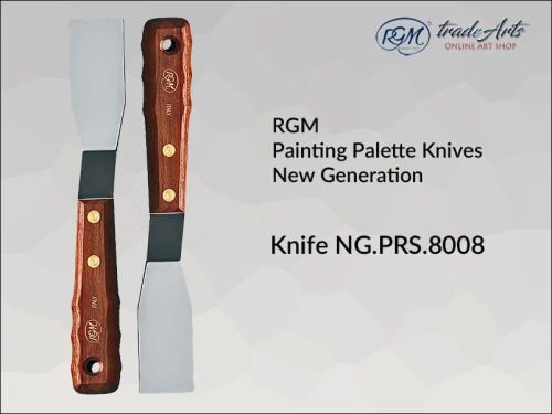 Painting Palette Knives RGM New Generation 8008, szpachla malarska artystyczna RGM New Generation 8008, szpachla malarska RGM New Generation, szpachle malarskie artystyczne RGM, szpachla, szpachle malarskie, New Generation,