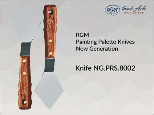 Painting Palette Knives RGM New Generation 8002, szpachla malarska artystyczna RGM New Generation 8002, szpachla malarska RGM New Generation, szpachle malarskie artystyczne RGM, szpachla, szpachle malarskie, New Generation,