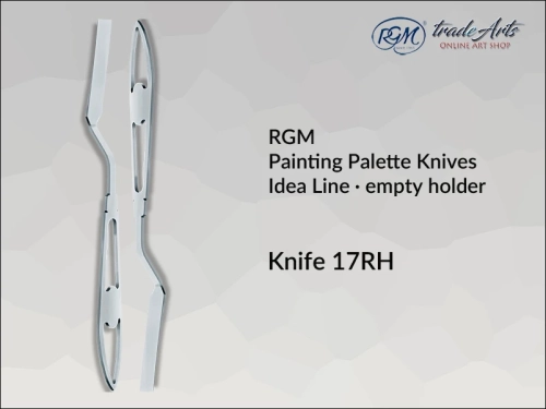 Painting Palette Knives RGM Idea Line INOX 17RH pusty uchwyt, szpachla malarska RGM Idea Line INOX 17RH pusty uchwyt,  szpachla malarska stalowa pusty uchwyt RGM Idea Line, szpachle RGM Idea Line pusty uchwyt, szpachle IN0X RGM,