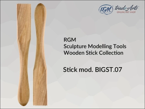 RGM Sculpture Wooden Modelling Sticks BIGST.07, szpatułka
drewniana do obróbki gliny RGM BIGST.07, RGM BIGST.07 szpatułka drewniana do obróbki gliny, szpatułka do gliny, szpatułka drewniana, narzędzia do gliny, rzeźba,