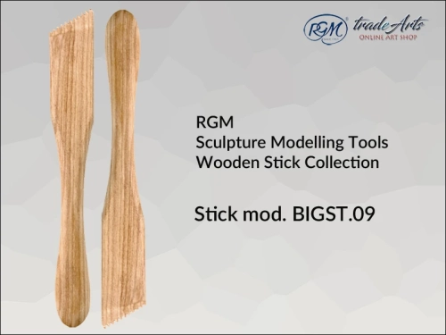 RGM Sculpture Wooden Modelling Sticks BIGST.09, szpatułka
drewniana do obróbki gliny RGM BIGST.09, RGM BIGST.09 szpatułka drewniana do obróbki gliny, szpatułka do gliny, szpatułka drewniana, narzędzia do gliny, rzeźba,
