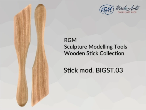 RGM Sculpture Wooden Modelling Sticks BIGST.03, szpatułka
drewniana do obróbki gliny RGM BIGST.03, RGM BIGST.03 szpatułka drewniana do obróbki gliny, szpatułka do gliny, szpatułka drewniana, narzędzia do gliny, rzeźba,