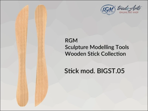 RGM Sculpture Wooden Modelling Sticks BIGST.05, szpatułka
drewniana do obróbki gliny RGM BIGST.05, RGM BIGST.05 szpatułka drewniana do obróbki gliny, szpatułka do gliny, szpatułka drewniana, narzędzia do gliny, rzeźba,