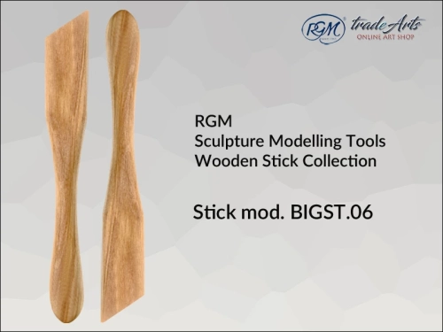 RGM Sculpture Wooden Modelling Sticks BIGST.06, szpatułka
drewniana do obróbki gliny RGM BIGST.06, RGM BIGST.06 szpatułka drewniana do obróbki gliny, szpatułka do gliny, szpatułka drewniana, narzędzia do gliny, rzeźba,