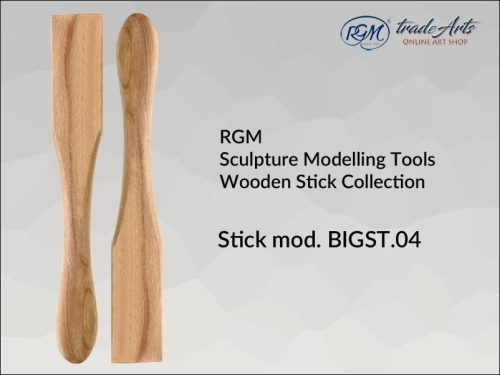 RGM Sculpture Wooden Modelling Sticks BIGST.04, szpatułka
drewniana do obróbki gliny RGM BIGST.04, RGM BIGST.04 szpatułka drewniana do obróbki gliny, szpatułka do gliny, szpatułka drewniana, narzędzia do gliny, rzeźba,
