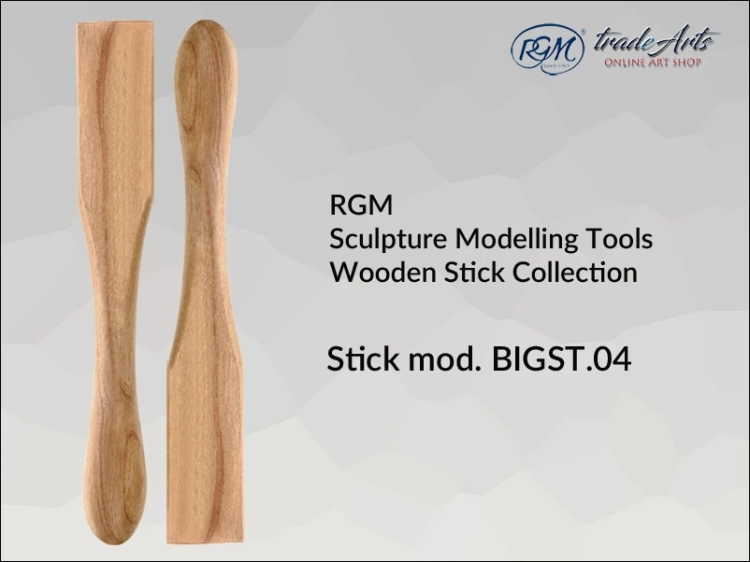 RGM Sculpture Wooden Modelling Sticks BIGST.04, szpatułka
drewniana do obróbki gliny RGM BIGST.04, RGM BIGST.04 szpatułka drewniana do obróbki gliny, szpatułka do gliny, szpatułka drewniana, narzędzia do gliny, rzeźba,