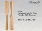 Szpatułka z drewna do modelowania gliny RGM Wooden Modelling Sticks, mod. BIG ST 10