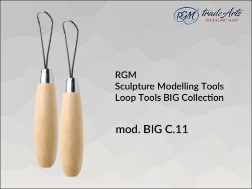 RGM Sculpture Loop Tools BIG C11, przyrząd pętelkowy do rzeźby RGM Loop Tools BIG C11, RGM Loop Tools przyrząd pętelkowy  do plastyki, przyrząd pętelkowy do gliny, glina, plastyka, rzeźba narzędzia do rzeźby,