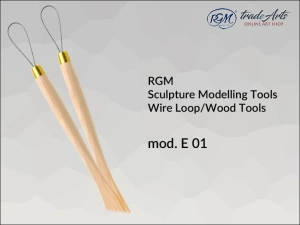 Przyrząd dwustronny do prac z gliną RGM Wire Loop Tools,,  mod. E 01
