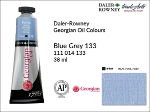 Farba olejna Georgian Oil Colour Daler-Rowney, kolor: Blue Grey 133, tuba 38 ml 