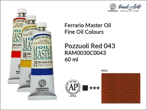 Farba olejna Oil Master Ferrario, kolor: Pozzuoli Earth 043, tuba 60 ml 