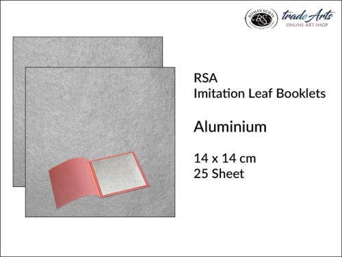 Imitacja srebra w płatkach 14x14 cm RSA, RSA imitacja srebra w płatkach 14x14 cm, szlagaluminium, złocenia, miedź, szlagmetale, imitacja metali w płatkach, zdobienie, mikstion, tradearts,