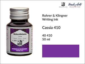 Atrament artystyczny Rohrer & Klingner Writing Ink, kolor: Cassia 410, but. 50 ml