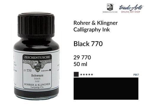 R&amp;K Calligraphy Ink Black 770_wynik.webp