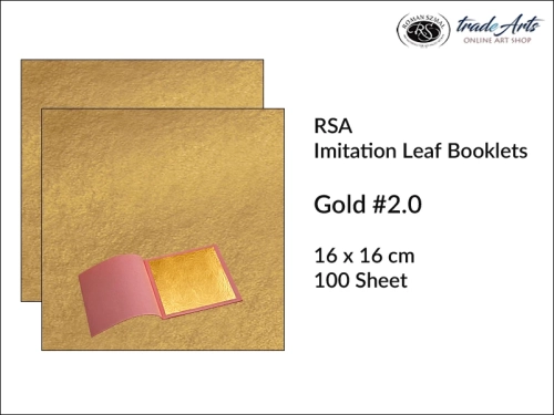 Imitacja złota w płatkach 2.0 16x16 cm RSA, RSA imitacja złota w płatkach  2.0 16x16 cm, złocenia, miedź, szlagmetale, imitacja metali w płatkach, zdobienie, mikstion, tradearts,