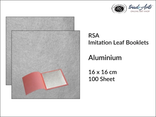 Imitacja srebra w płatkach 16x16 cm RSA, RSA imitacja srebra w płatkach 16x16 cm, szlagaluminium, złocenia, miedź, szlagmetale, imitacja metali w płatkach, zdobienie, mikstion, tradearts,