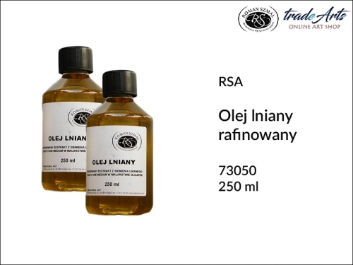 olej lniany rafinowany RSA, olej lniany rafinowany do farb olejnych, olej lniany jakość podstawowa, olej z siemienia lnianego, RSA olej lniany naturalny rafinowany,