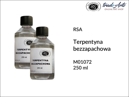 Terpentyna bezzapachowa do farb olejnych, RSA, RSA - terpentyna bezzapachowa do farb olejnych, terpentyna, terpentyna do farb olejnych, terpentyna bezzapachowa, farby olejne, rozpuszczalnik do farb olejnych,