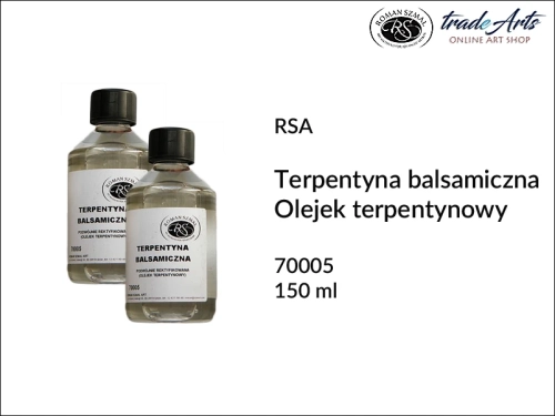 Terpentyna balsamiczna do farb olejnych, RSA, RSA - terpentyna balsamiczna do farb olejnych, terpentyna, terpentyna do farb olejnych, terpentyna balsamiczna, farby olejne, rozpuszczalnik do farb olejnych,