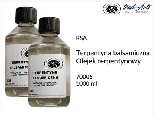 Terpentyna balsamiczna do farb olejnych, RSA, RSA - terpentyna balsamiczna do farb olejnych, terpentyna, terpentyna do farb olejnych, terpentyna balsamiczna, farby olejne, rozpuszczalnik do farb olejnych,