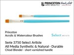Pędzel uniwersalny płaski Select Artiste 3750 Chisel Blender Select Synthetic, rozmiar  12