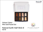 Zestaw pasteli suchych Natural Earth Half Stick 8 Unison Colour Mini Set 