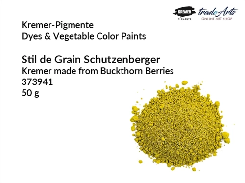 Stil de Grain Schützenberger from Buckthorn Kremer-Pigmente,  Stil de Grain Schützenberger barwnik z jagód rokitnika, barwnik Stil de Grain Schützenberger Kremer-Pigmente, barwnik naturalny Stil de Grain Schützenberger,