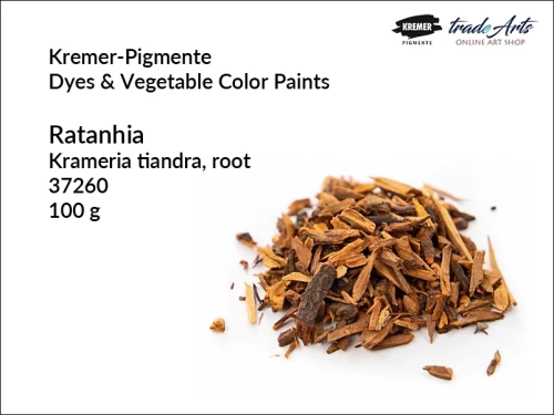 Ratanhia  Root Kremer-Pigmente, korzenia ratanu cięte Kremer-Pigmente,  korzenie ratanu krameria tiandra Kremer-Pigmente, ratan korzenie cięte Kremer-Pigmente,
