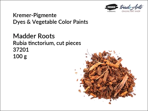 Madder Roots finely cut from Turkey Kremer-Pigmente, krap turecki drobno cięty Kremer-Pigmente, Kremer-Pigmente krap turecki drobno cięty, korzenie krapu drobno cięte, krap turecki, Kremer-Pigmente,