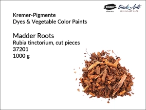 Krap z Turcji, marzana barwierska drobno cięty Kremer-Pigmente; opak. 1000 g